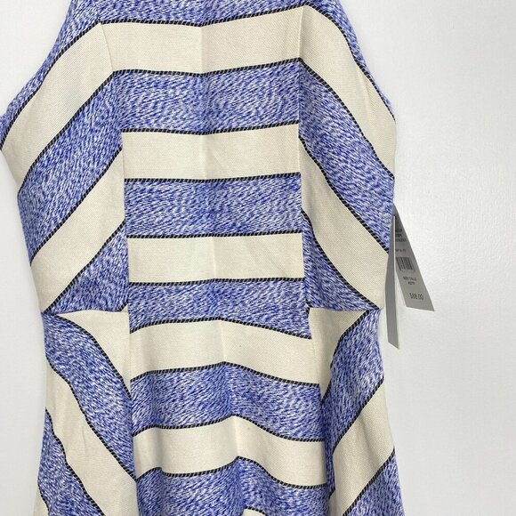 NWT Design Lab Blue and White Striped Dress - Picture 4 of 7